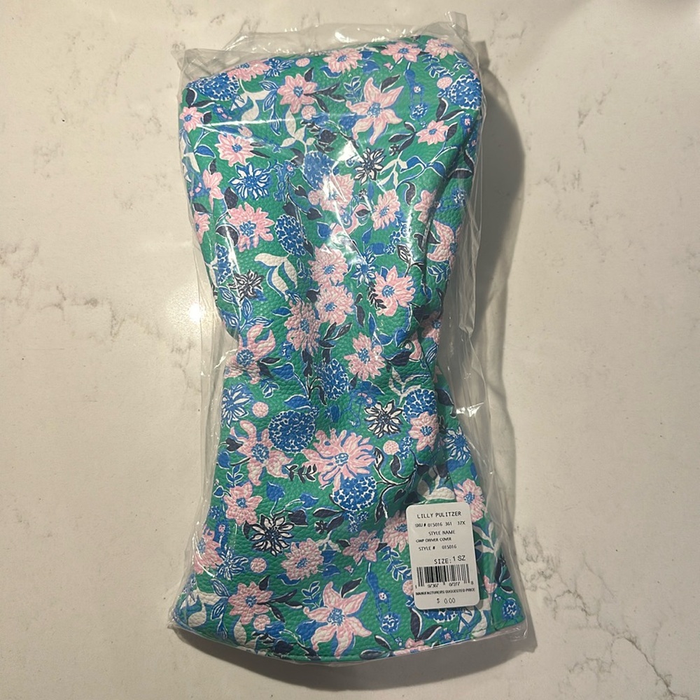 New with tags not opened never used LILLY PULITZER golf driver hybrid head cover